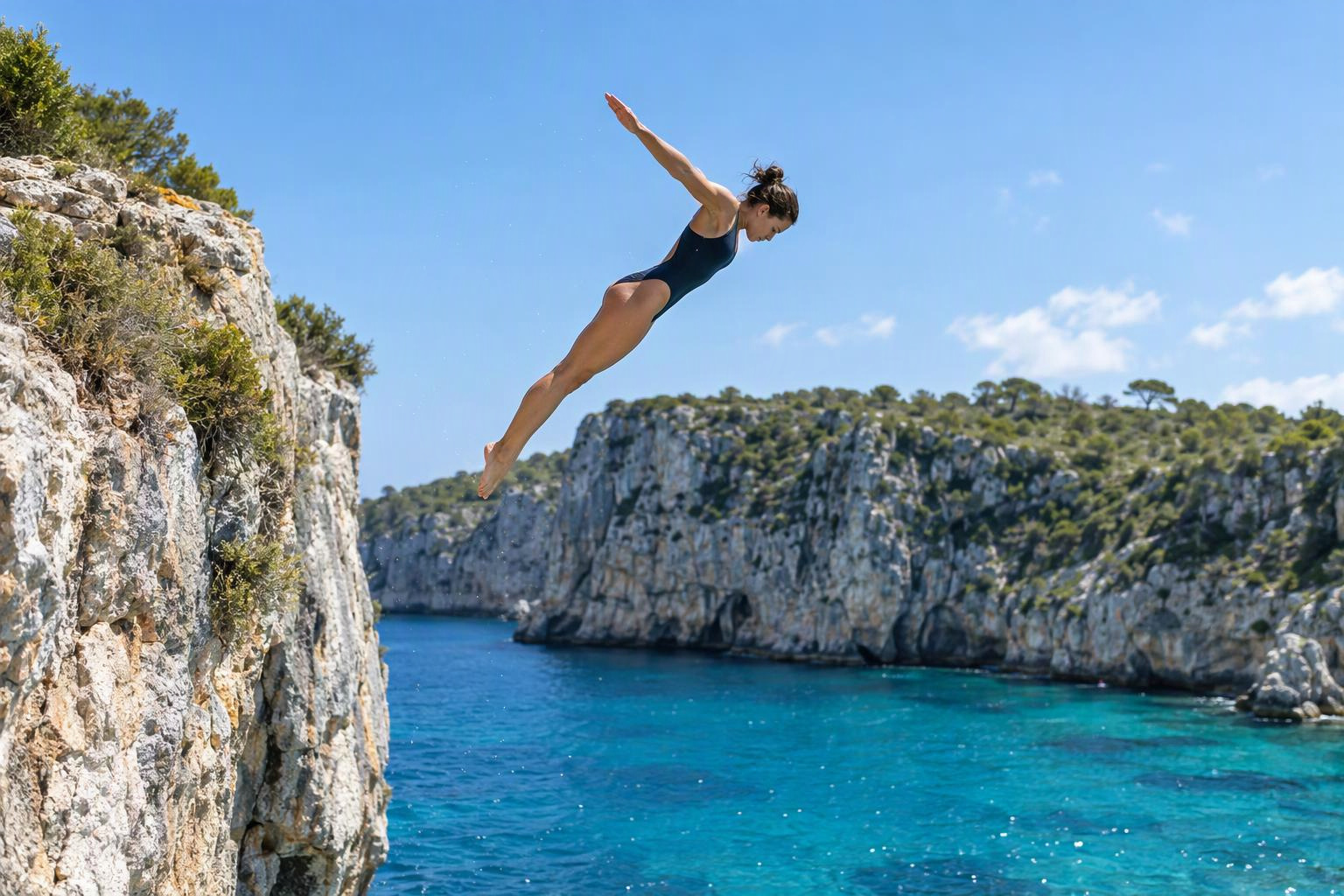 Cliff dive, Sports sample on UmZobo