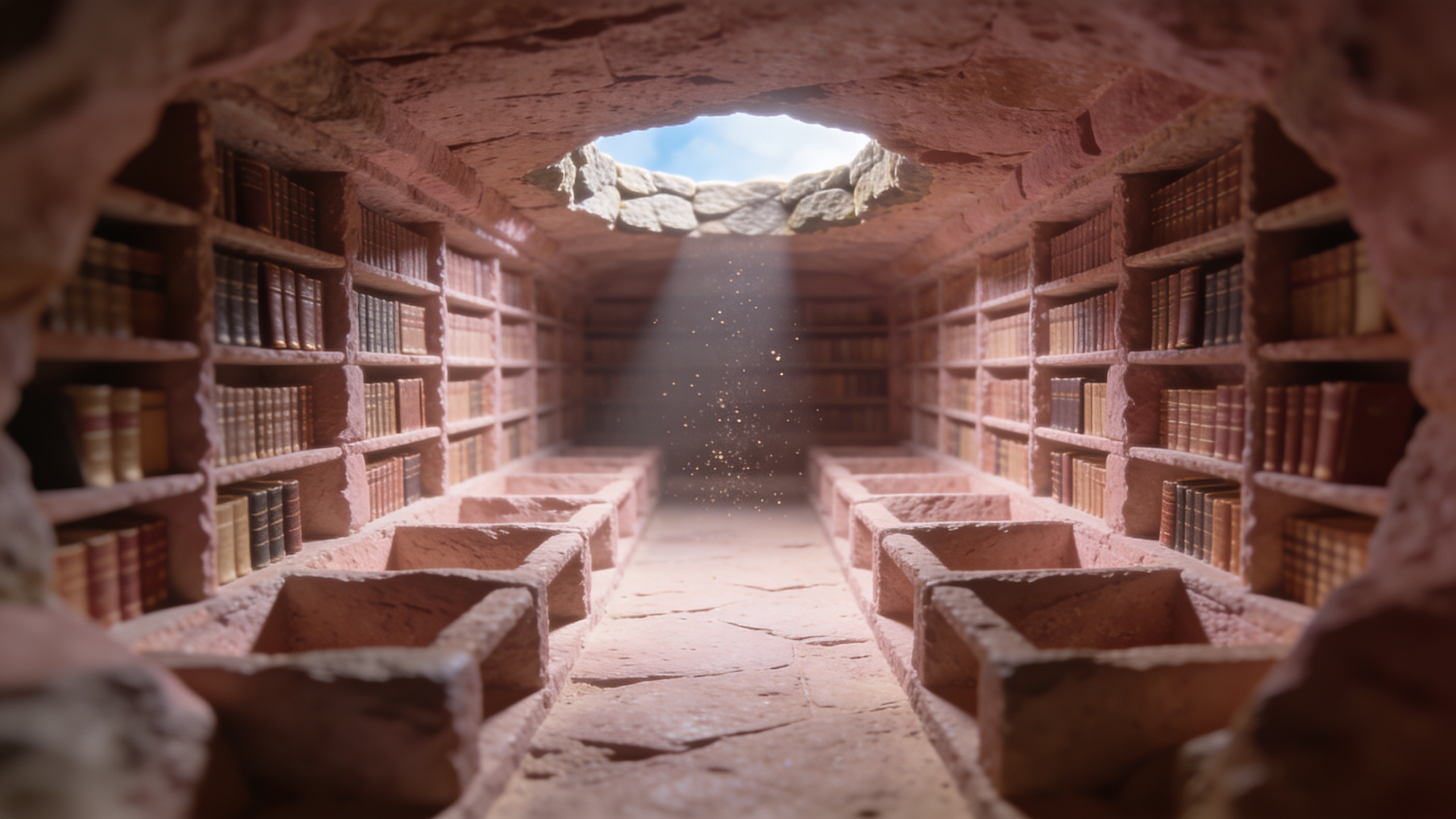 Sandstone library, Architecture sample on UmZobo